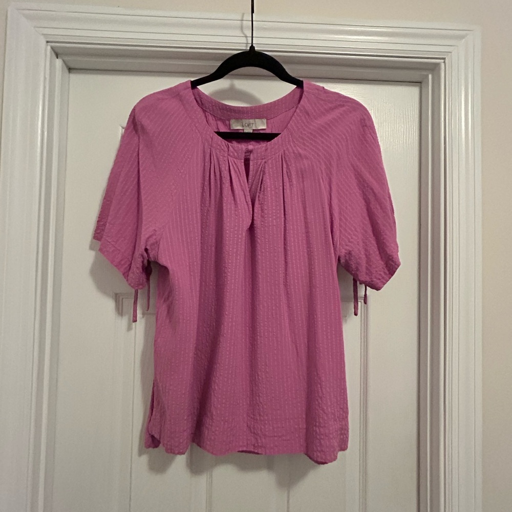 Cozy Pink Short-Sleeve Women’s Top